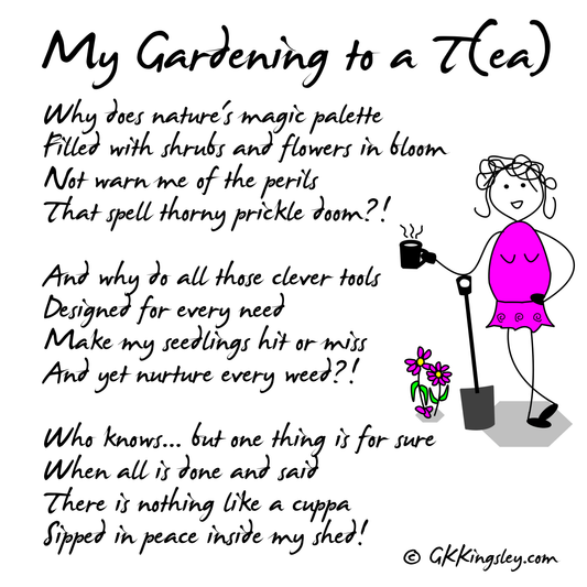 My Gardening to a T(ea)... Cheers!