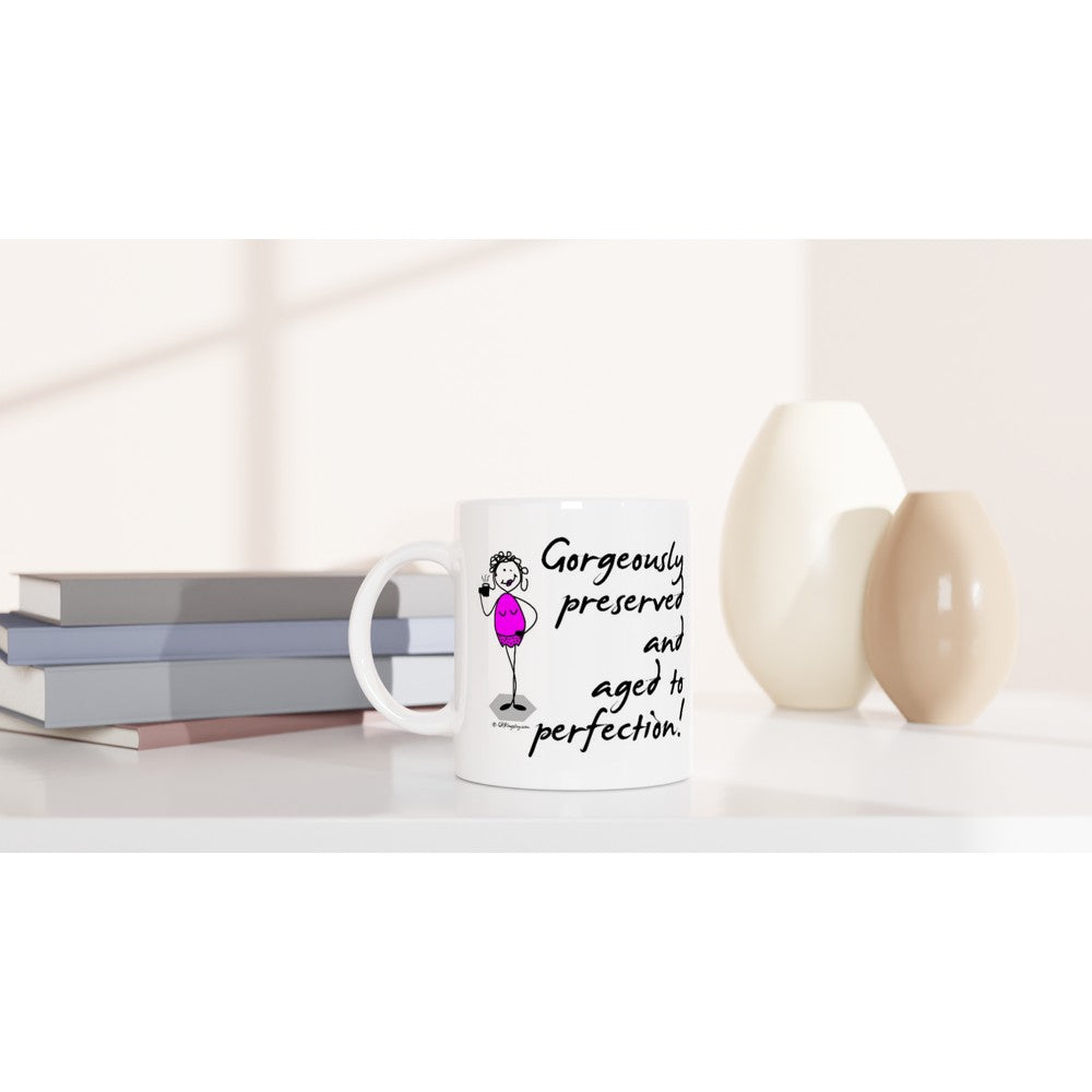 Perfect Birthday Mug - Gorgeously preserved and aged to perfection!