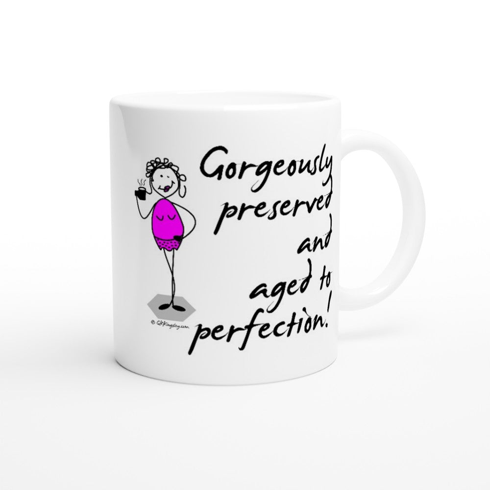Perfect Birthday Mug - Gorgeously preserved and aged to perfection!
