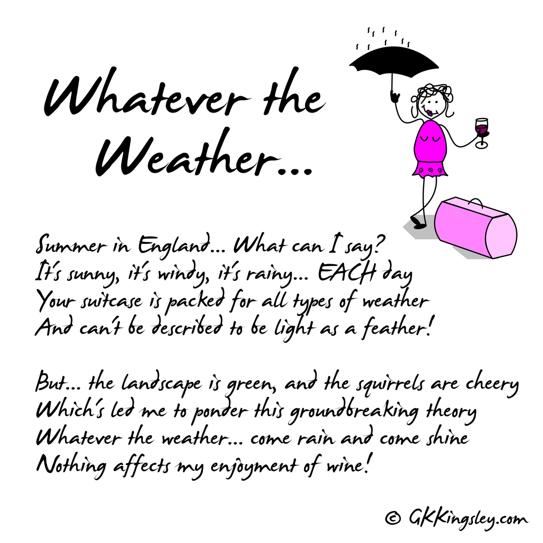 I have a theory that whatever the weather...