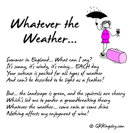 I have a theory that whatever the weather... there's a smile around the corner!