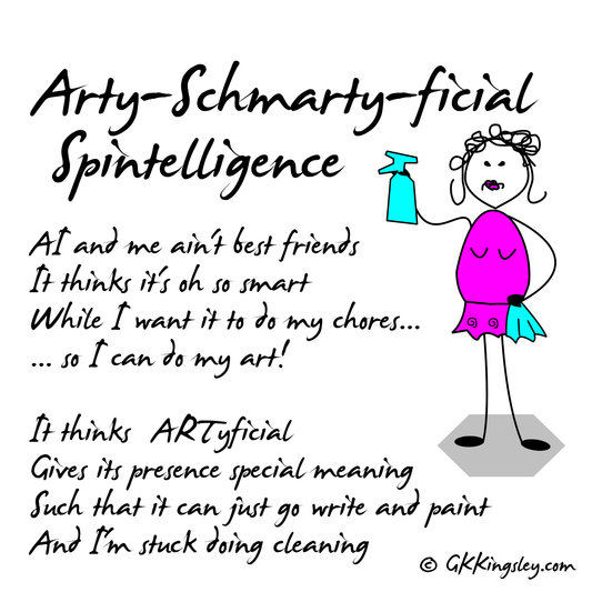 Arty-Schmarty-ficial Spintelligence