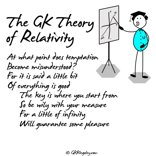 The GK Theory of Relativity - Poem by GK Kingsley